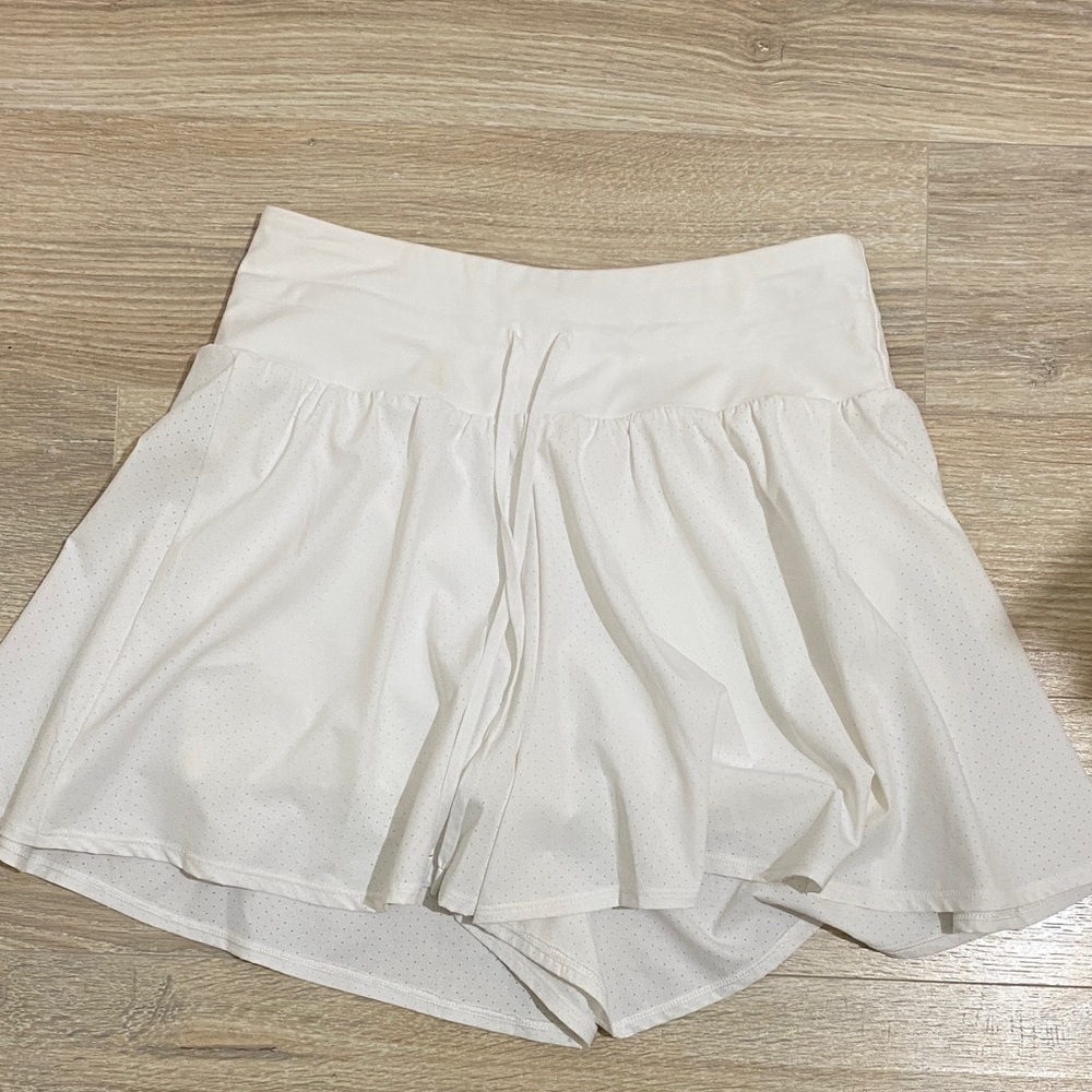 Athletic White Women's Skorts
